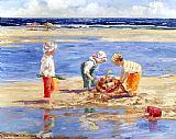 Sally Swatland Sand Castle Day painting